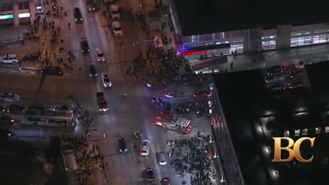 3 injured by car driven into a crowd in Philadelphia after Eagles playoff game