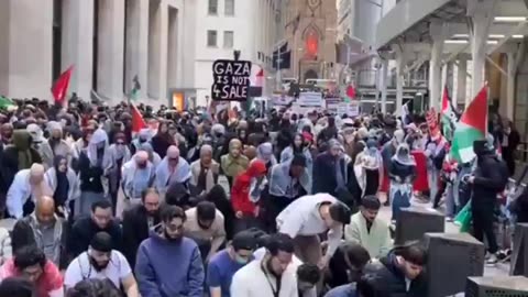 There are about 500 mosques in New York, but they decided to pray to Allah under