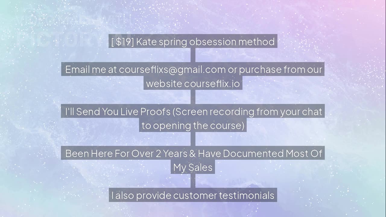 Download Kate spring obsession method