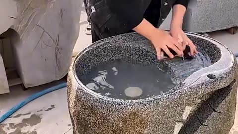 A useful stone wash sink.hd