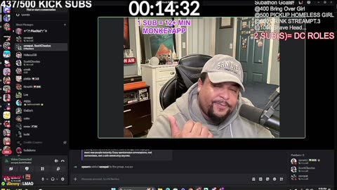 Confirmed Pedophile ScottCheetos shows he's a Creeper with No Game with Women Kick VOD 12-16-2025