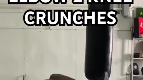 ELBOW TO KNEE CRUNCHES! Best ABS UNLEASHED🔥