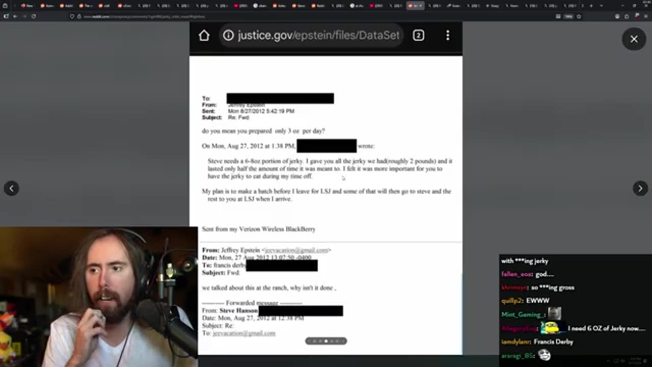 people have been sifting through the mails and have found something insane..