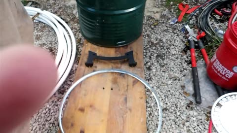 DIY BARREL WOOD STOVE EASY CLEAN OUT VERSION