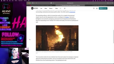 Breaking: Chevron Refinery Fire Extinguished in El Segundo | Harley Chaos Report