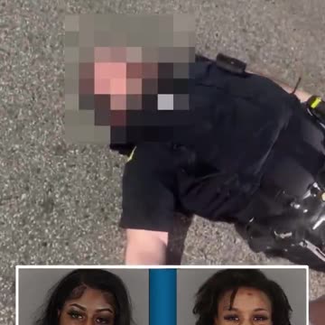 Two women charge for resisting arrest, assault, intoxication, seriously injuring police office.