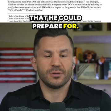 FBI Not DOJ The EXCUSE No One Saw Coming