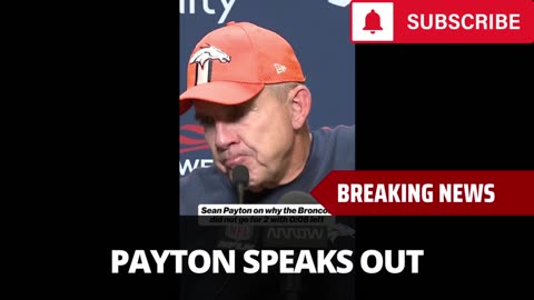 Sean Payton Speaks Out On Controversial Decision
