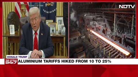 Trump Tariffs | Trump Announces 25% Steel, Aluminum Tariffs