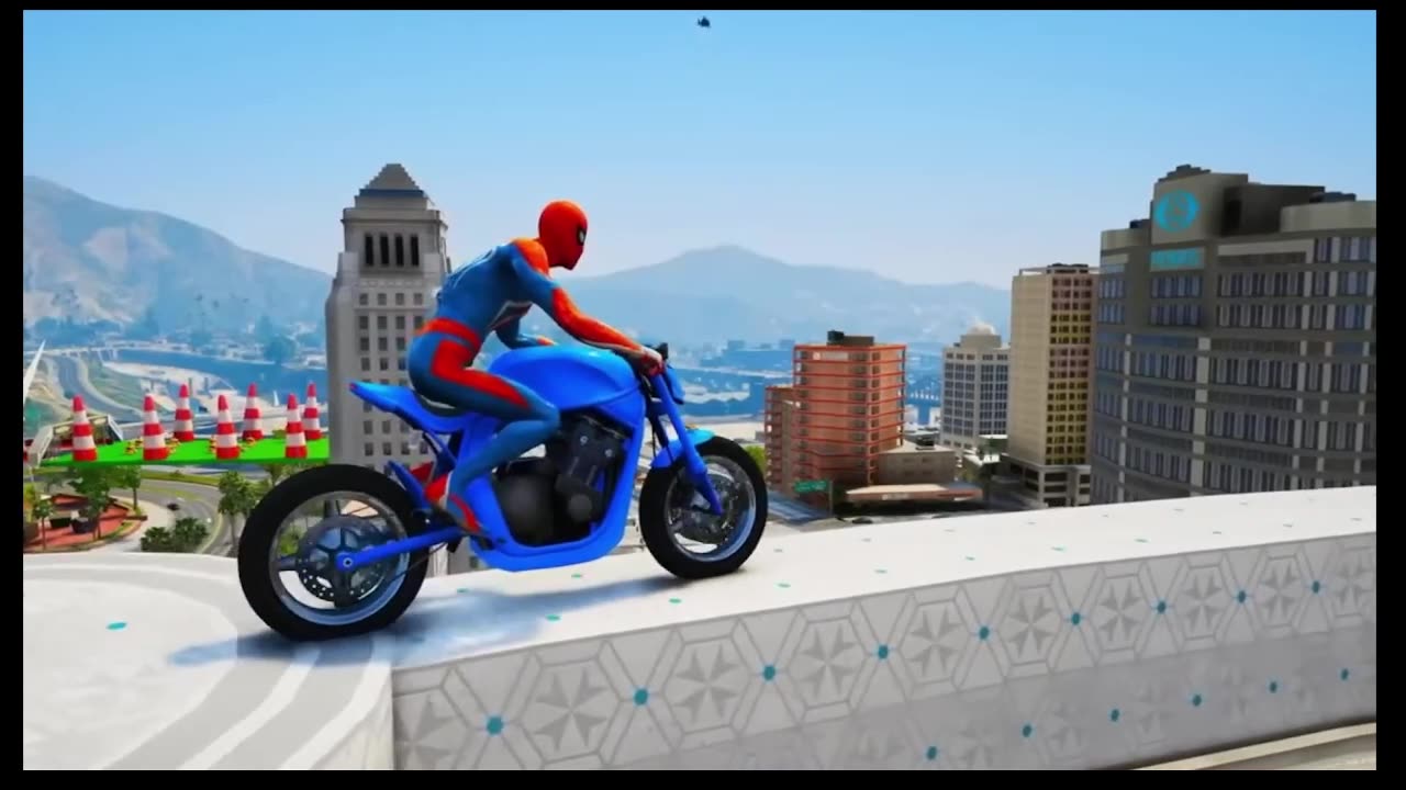 GTA V Epic New Stunt Race For Car Raching Challenge