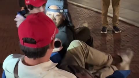 Civil debater Cam Higby was VIOLENTLY attacked by a black....