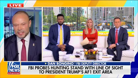 Bongino says agents immediately tore down the hunting stand