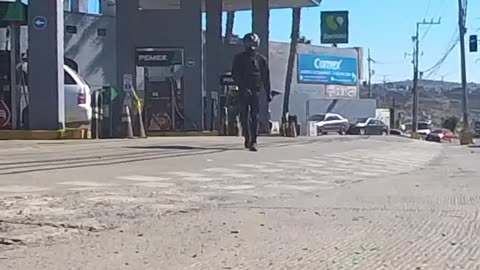 Motorcycle Crash After Wheelie and Lane Change