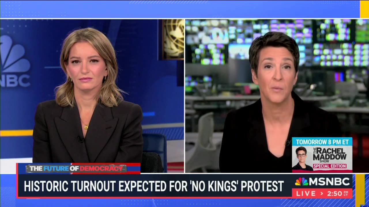 Rachel Maddow Calls Anti-ICE Rioters Peaceful Despite Clashes With Law Enforcement