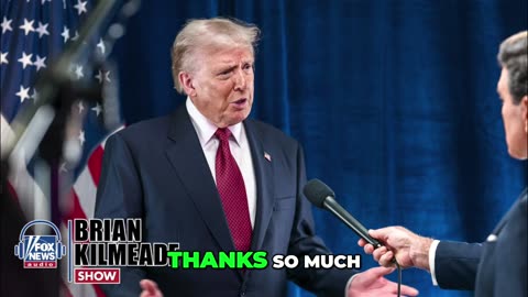 🟢 President Donald J. Trump's exclusive interview with Kilmeade