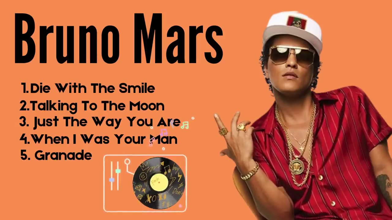🎶 BRUNO MARS TOP 5 HITS | BRUNO MARS PLAYLIST 2025