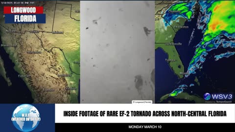 Rare EF2 Tornado Wreaks Havoc in Seminole County! 🌪 #shorts #weatherupdate