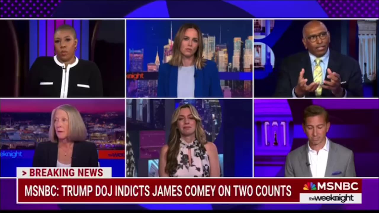 They are losing it over on MSDNC about Comey being indicted.