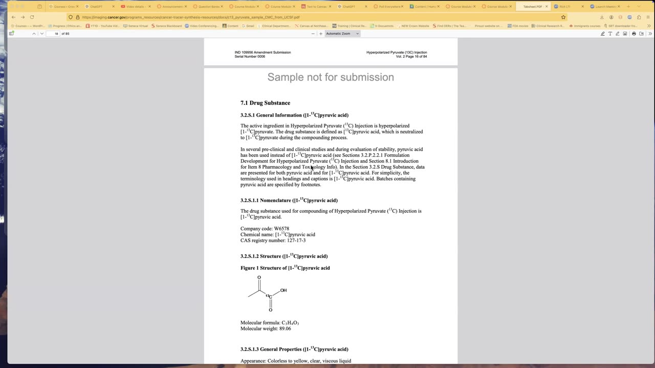 Regulatory Affairs - CMC (Chemistry, Manufacturing, and Controls) example of a product (Pharmaceutical industry). Peivand Pirouzi, Ph.D.