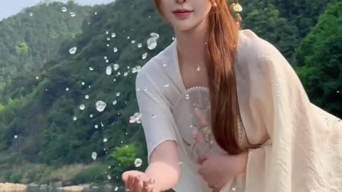 Daily Beauty EP 700 | Attractive Snow White Attire Lascivious Model Pose