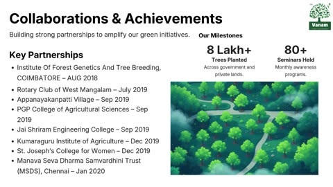 Home Page – Welcome to Vanam India Foundation | Growing a Greener Future