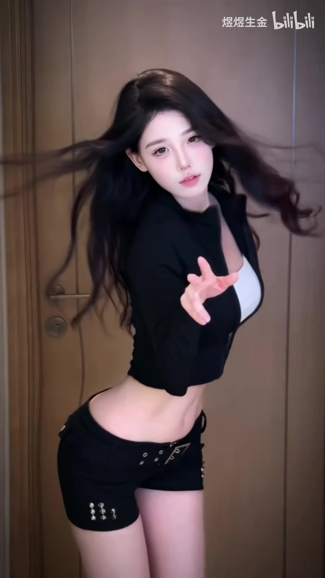 Adorable Black Midriff Top Seductive Outfit Change | Daily Beauty EP 1366