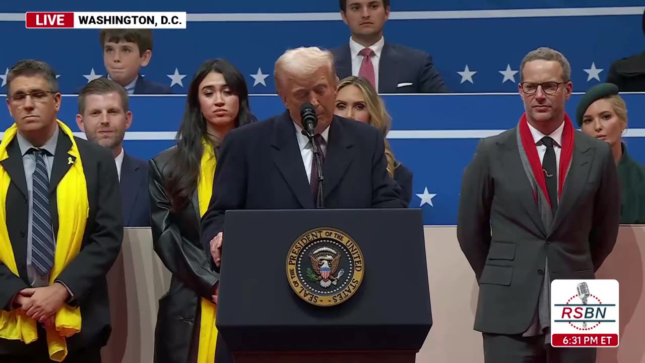 President Trumps Full Speech at the Capital One Arena after being Sworn In - 01.20.2025