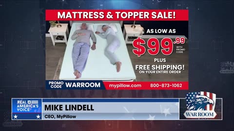 Go To Mypillow.com/warroom And Check Out The Mattress & Topper Sale!