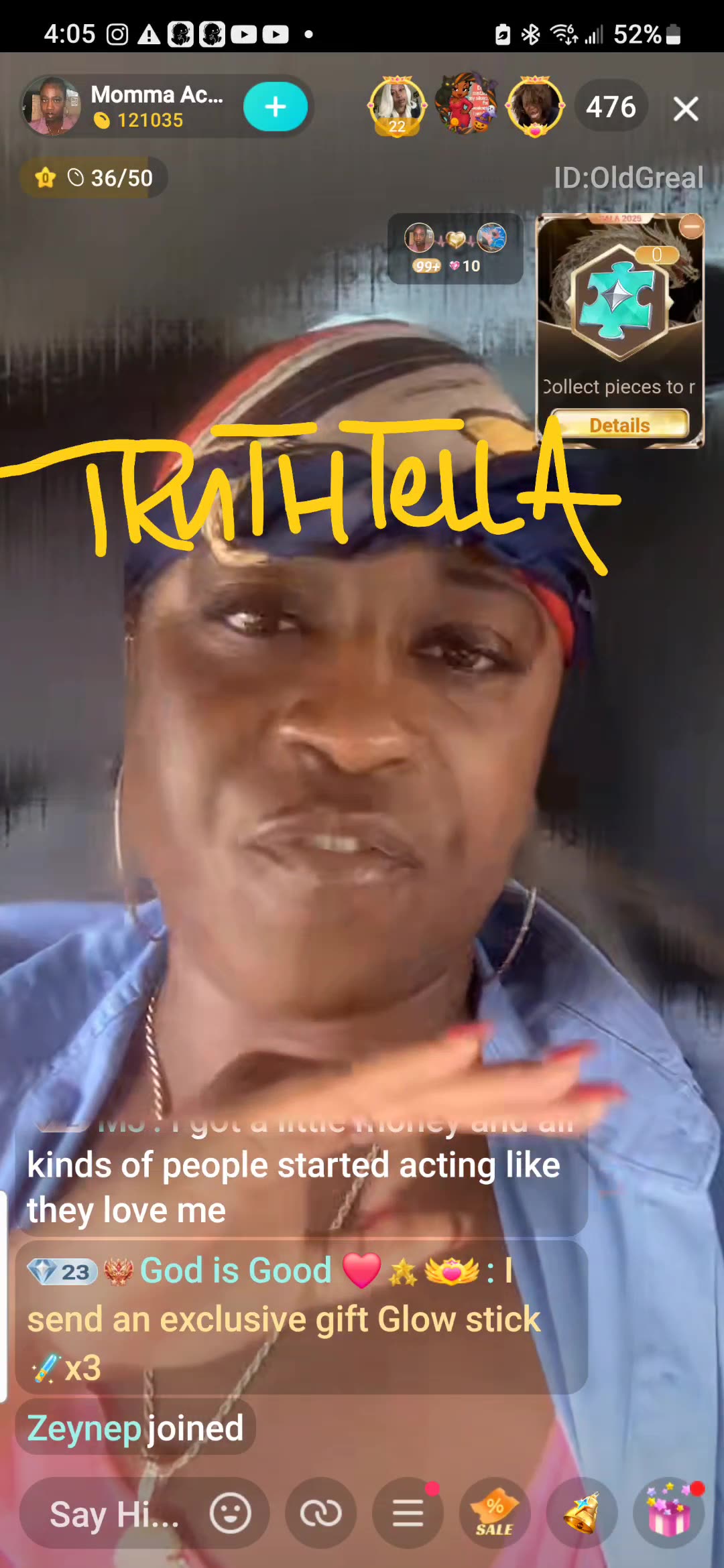 MOMMA ACE TELLS HAITIVOODOOKING "I LOVED YOU HOW COULD YOU DO THIS TO ME"