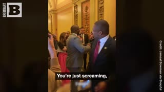 Massie Confronts Democrat SCREAMING About Gun Control