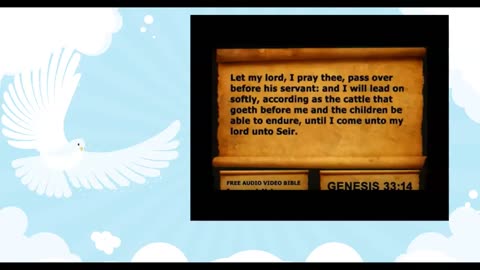 Audio Bible with KJV Text Genesis Chapter 33