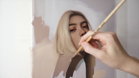 PAINTING TIME-LAPSE __ Oil on paper