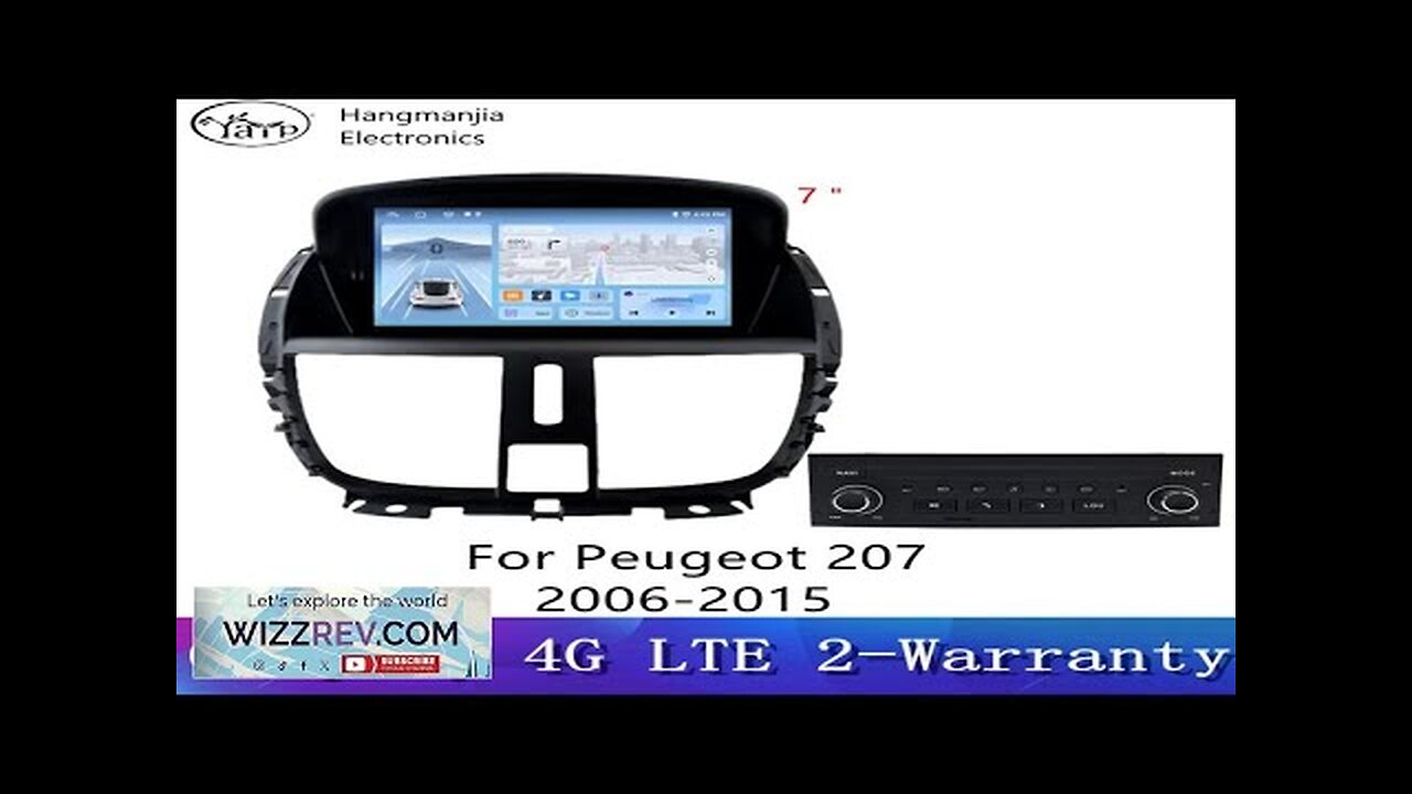 hangmanjia Car Radio For Peugeot 207 207CC 2006 2015 Android wireless Review