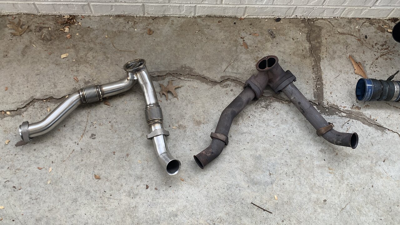2000 Ford F350 7.3L- Up Pipe Replacement