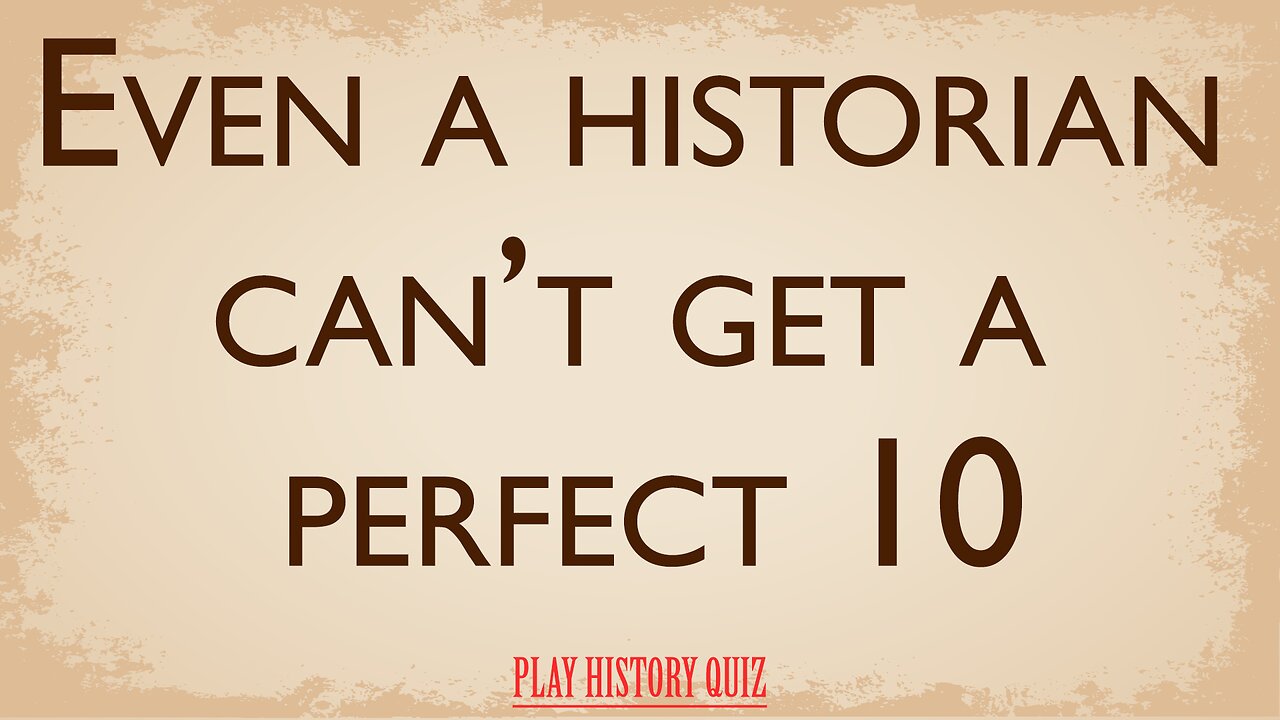 History Quiz
