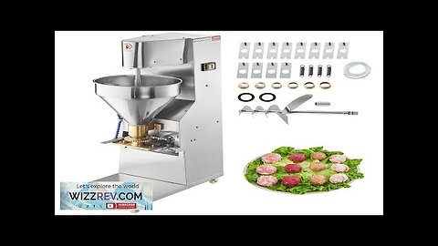 VEVOR Commercial Meatball Forming Machine 280 PCs/min Automatic Meatball Maker 1100W Review