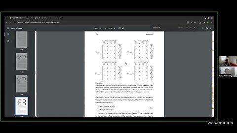 ActInf Textbook Group ~ Cohort 5 ~ Session 16 (Chapter 7, Part 1) ~ 2/19/2024