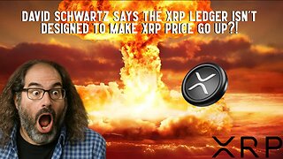David Schwartz Says The XRP Ledger Isn't Designed To Make XRP Price Go Up?!