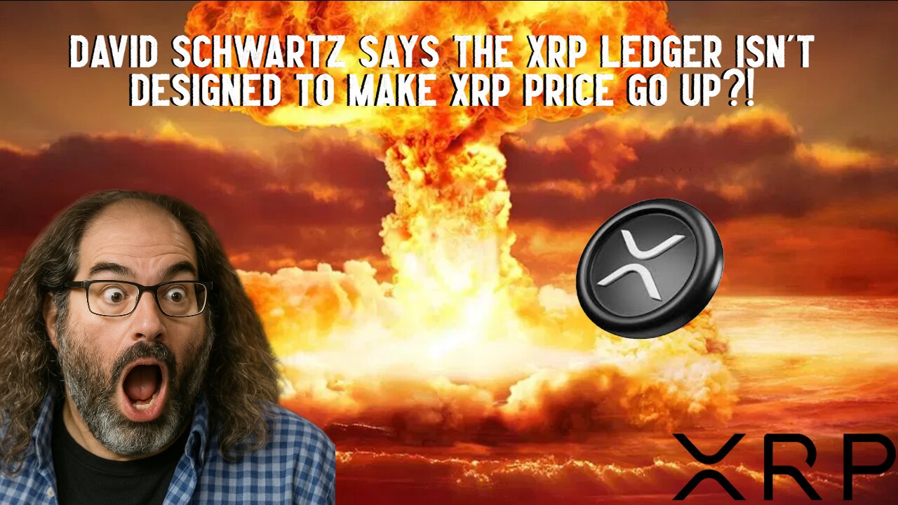 David Schwartz Says The XRP Ledger Isn't Designed To Make XRP Price Go Up?!