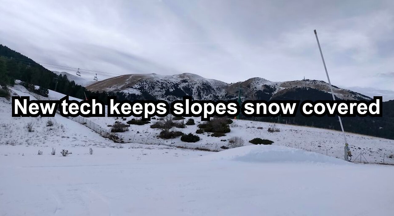 New tech keeps slopes snow covered