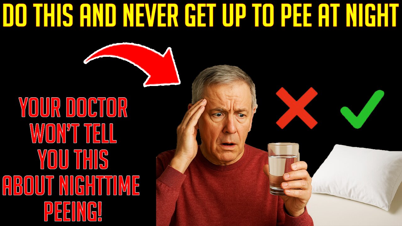 Stop Waking to Pee at Night: 3 Steps to Sleep All Night