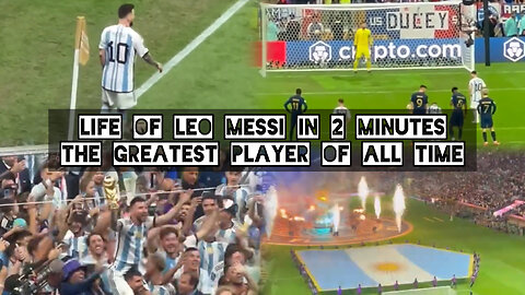 Life of Leo Messi in 2 minutes. The Greatest Player Of All Time