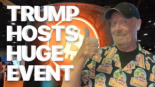 TRUMP HOSTS HUGE BITCOIN CRYPTO EVENT IN WEST PALM BEACH!