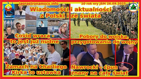 Wiadomości i aktualności z Polski i ze świata Covid wraca - to jest już nudne Pobory do wojska