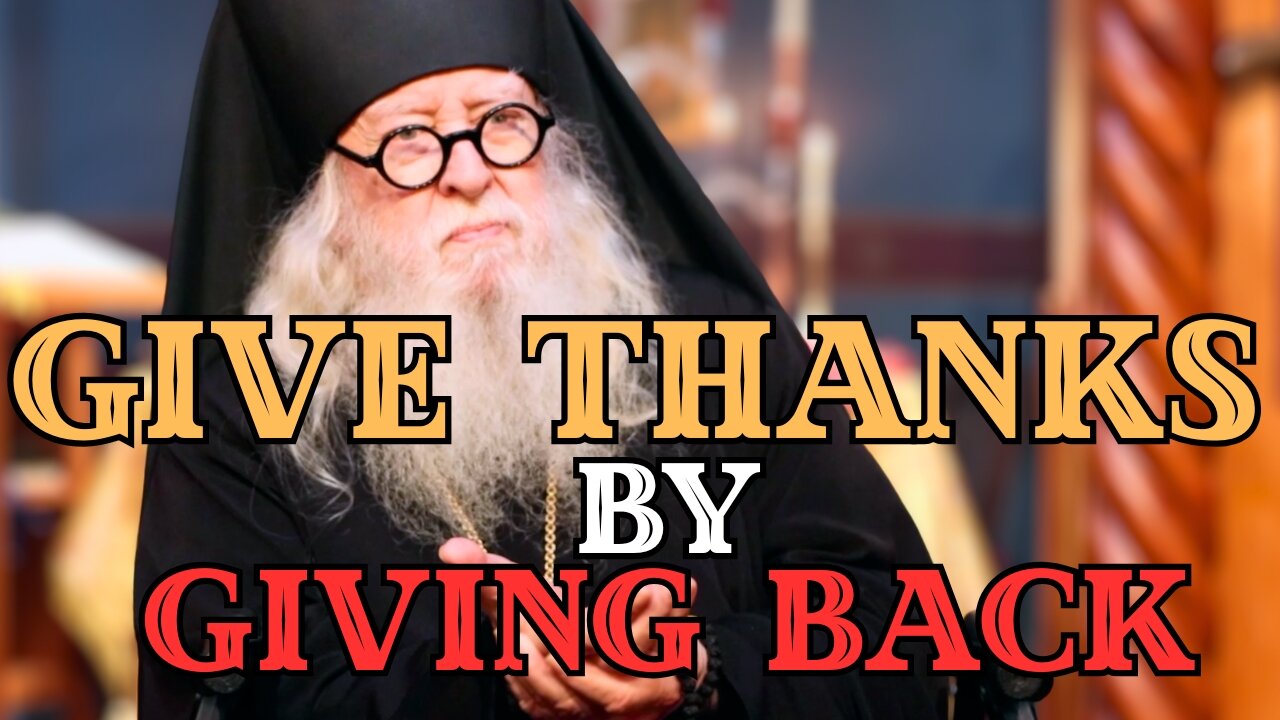 Give Thanks By Giving Back