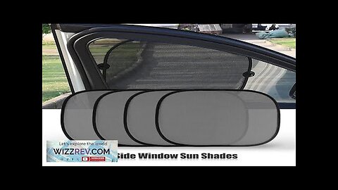 1/2/5PCS Portable Car Window Sunshade with Suction Cup Shade Universal Car Curtain Review