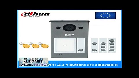 Dahua Multi-language VTO3311Q-WP 802.3af PoE IP Villa Wi-Fi DoorbellVideo intercomIP Door Review