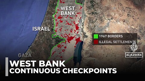 Israel fragmenting the occupied west bank: Nearly 1000 checkpoints separating Palestinian cities