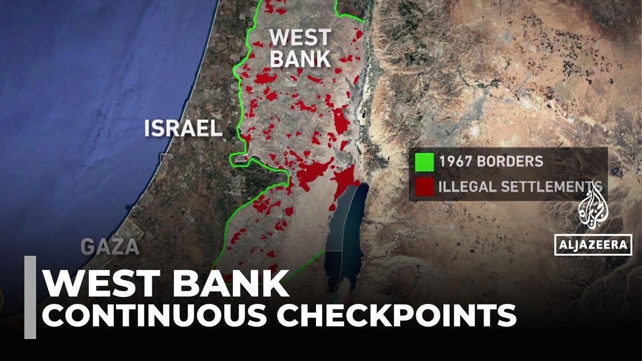 Israel fragmenting the occupied west bank: Nearly 1000 checkpoints separating Palestinian cities