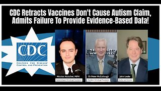 CDC Retracts Vaccines Don't Cause Autism Claim, Admits Failure To Provide Evidence-Based Data!